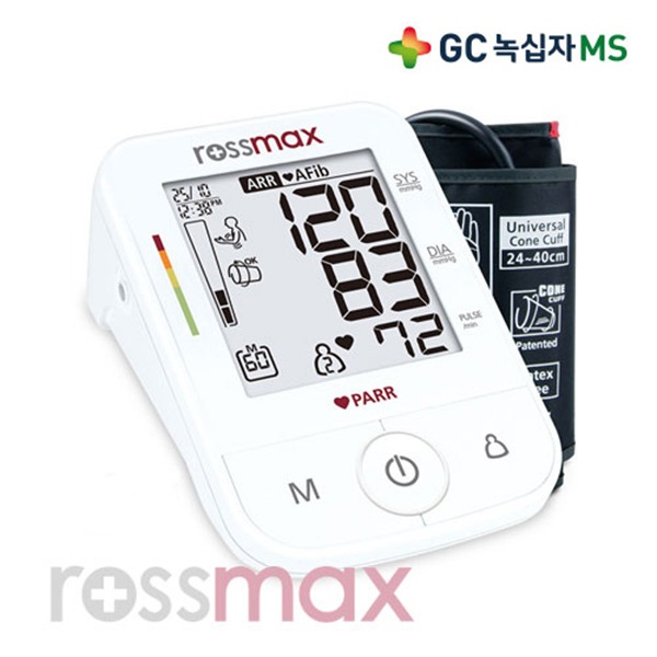 녹십자 로즈맥스 팔뚝형 혈압계 X5 혈압측정기 가정용 자동 혈압기